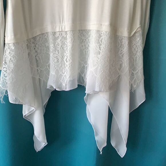 Origami by Vivien size small tunic cream color - Picture 6 of 8